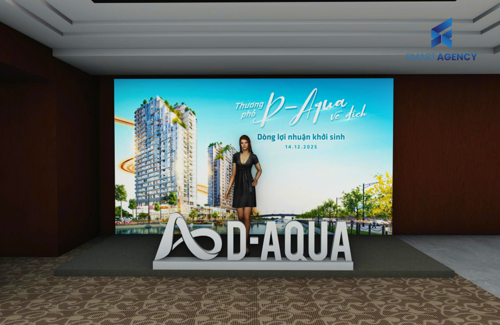 Tổ Chức Sự Kiện Mở Bán Shop Thương Mại D-Aqua | Smart Agency