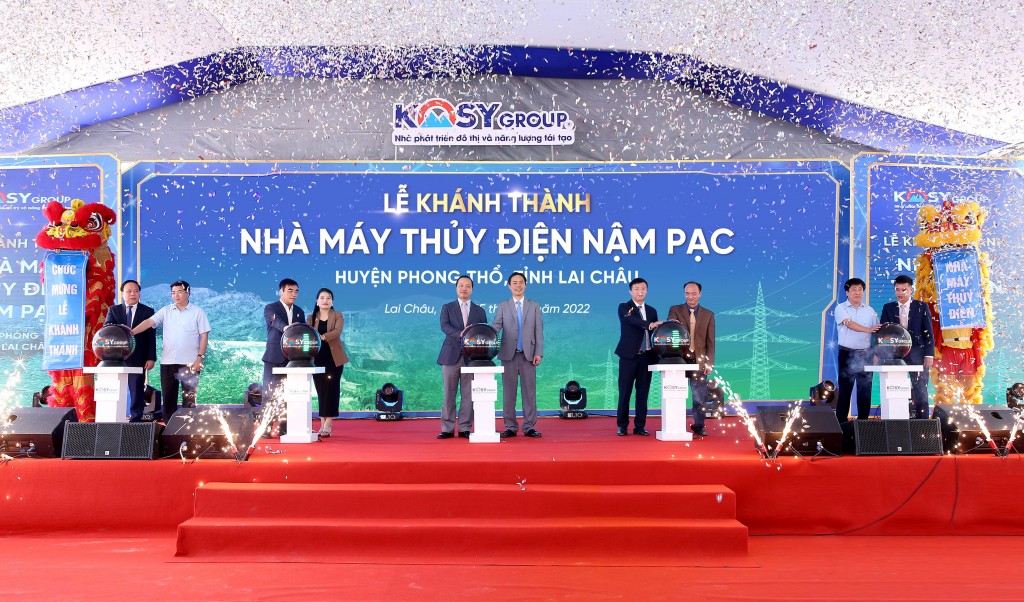 Hình ảnh tham khảo: Tổ chức lễ khánh thành nhà máy thuỷ điện Nậm Pạc 